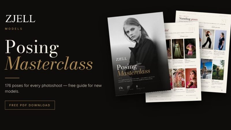 ZJELL Models Posing Masterclass — free model poses guide PDF